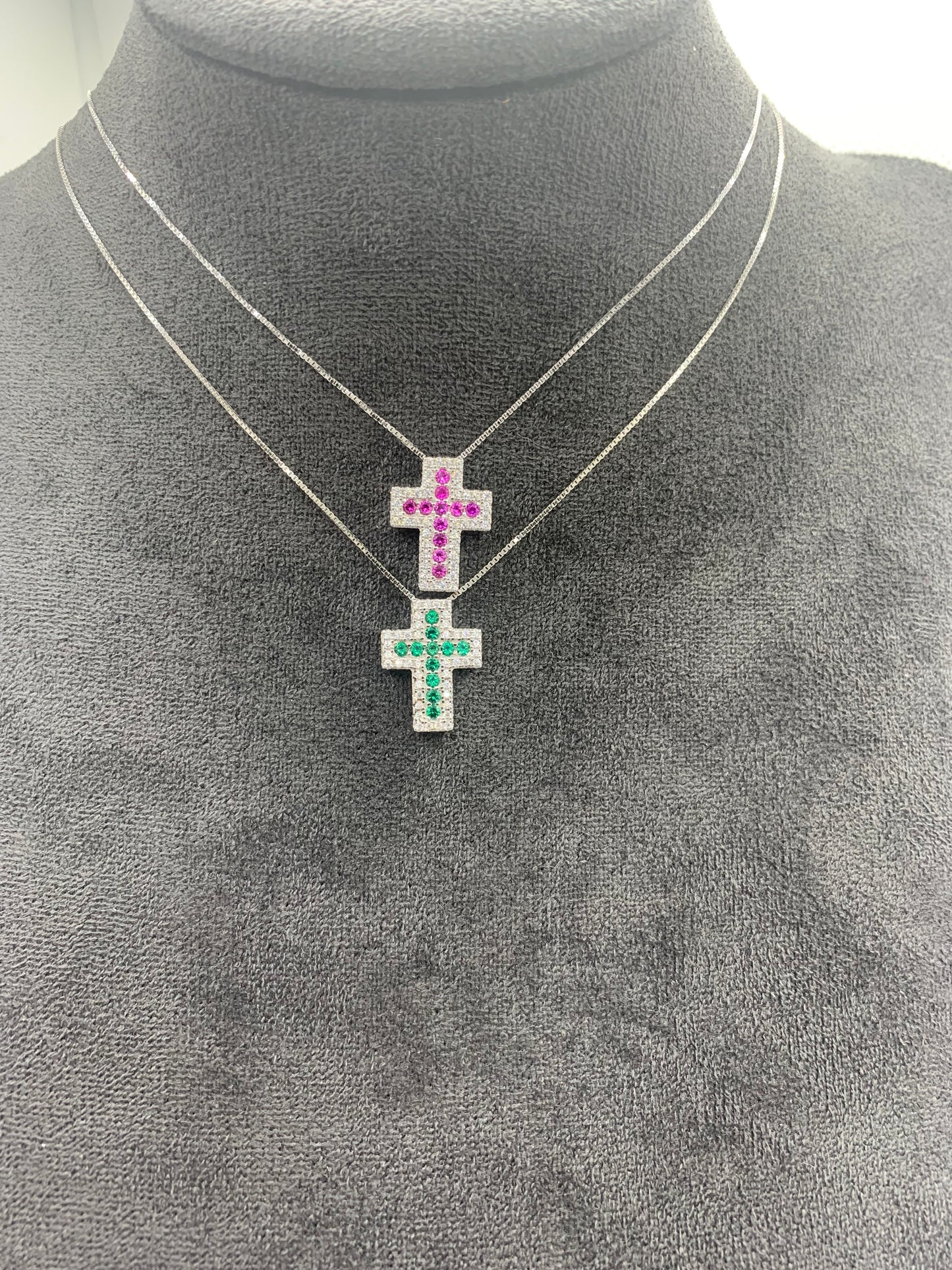 Collana croce argento 925
