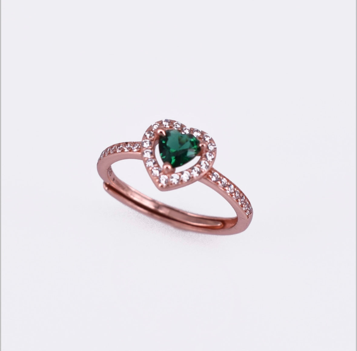 Anello cuoricino argento 925