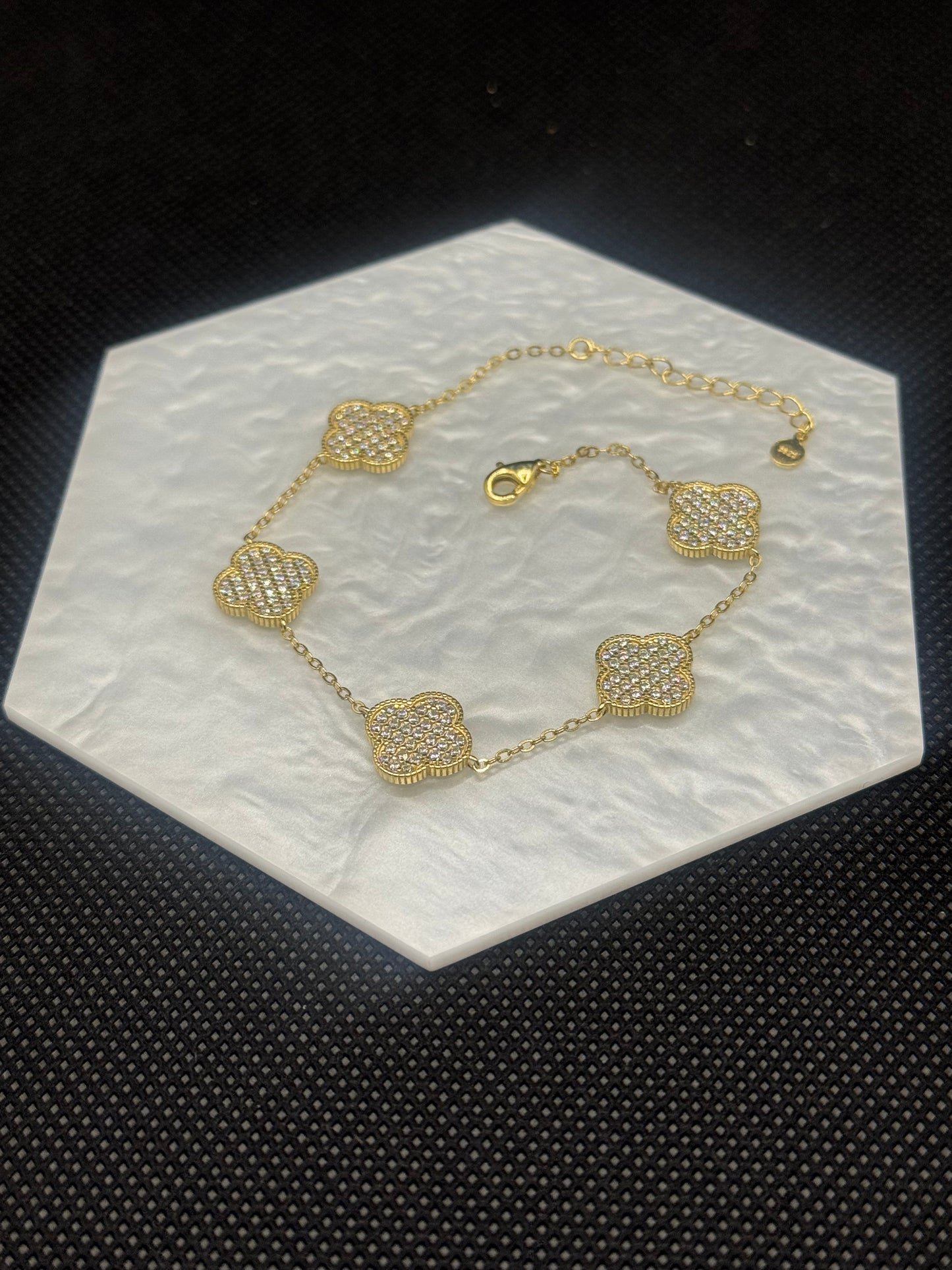 Bracciale quadrifoglio
