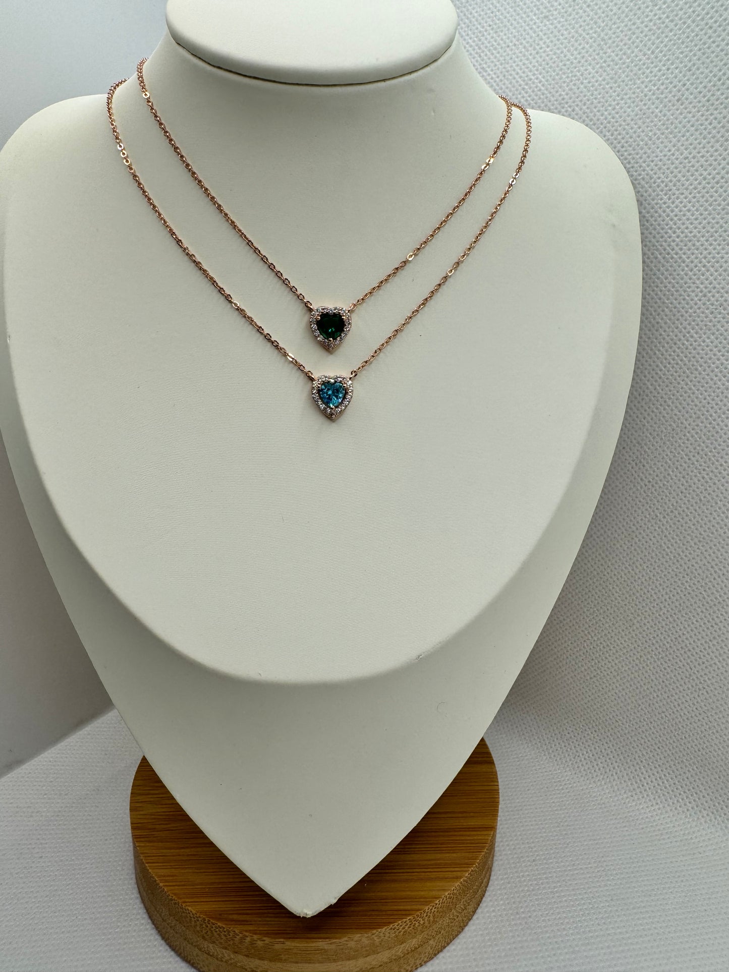 Collana rose gold cuoricino