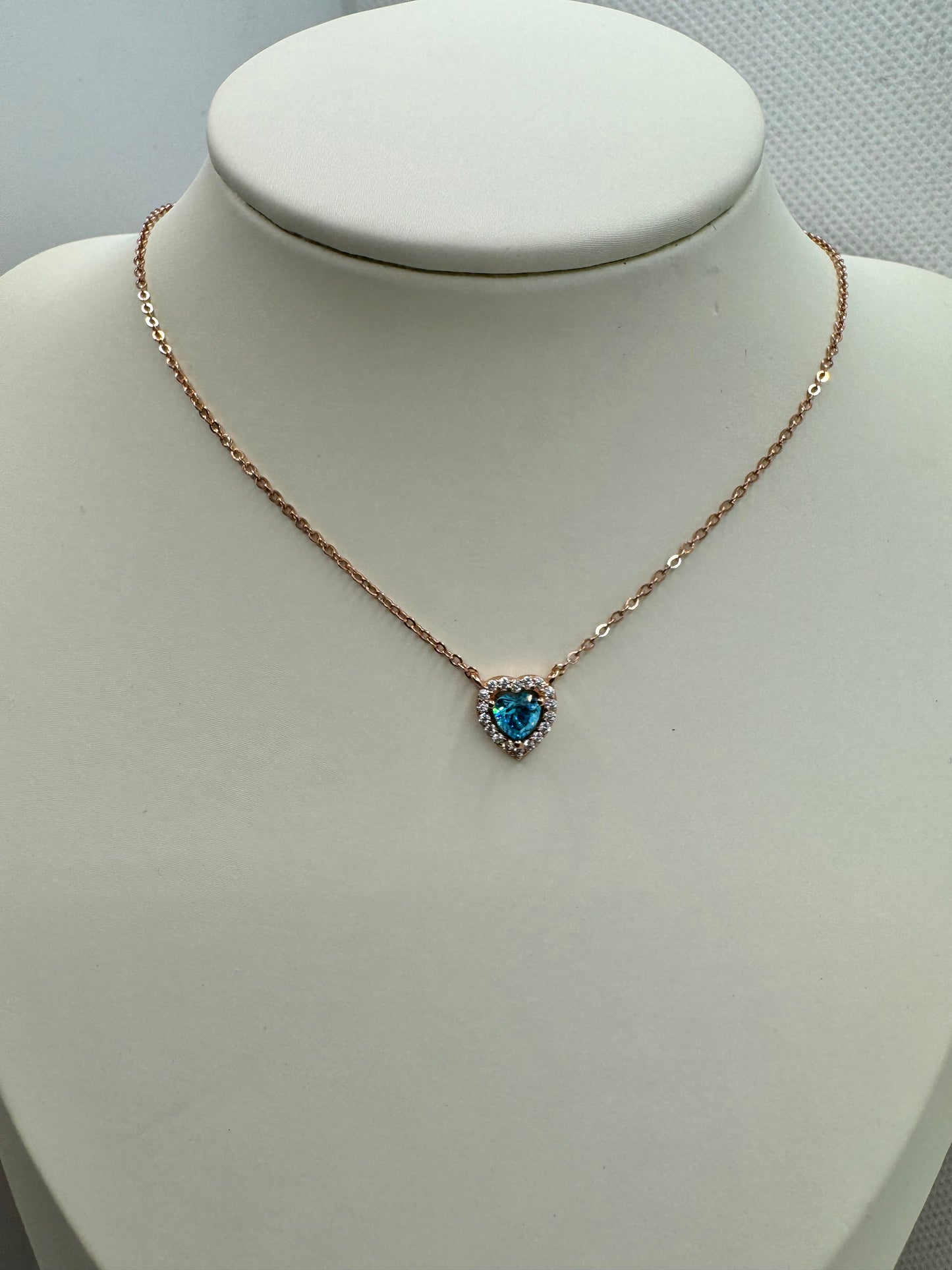 Collana rose gold cuoricino