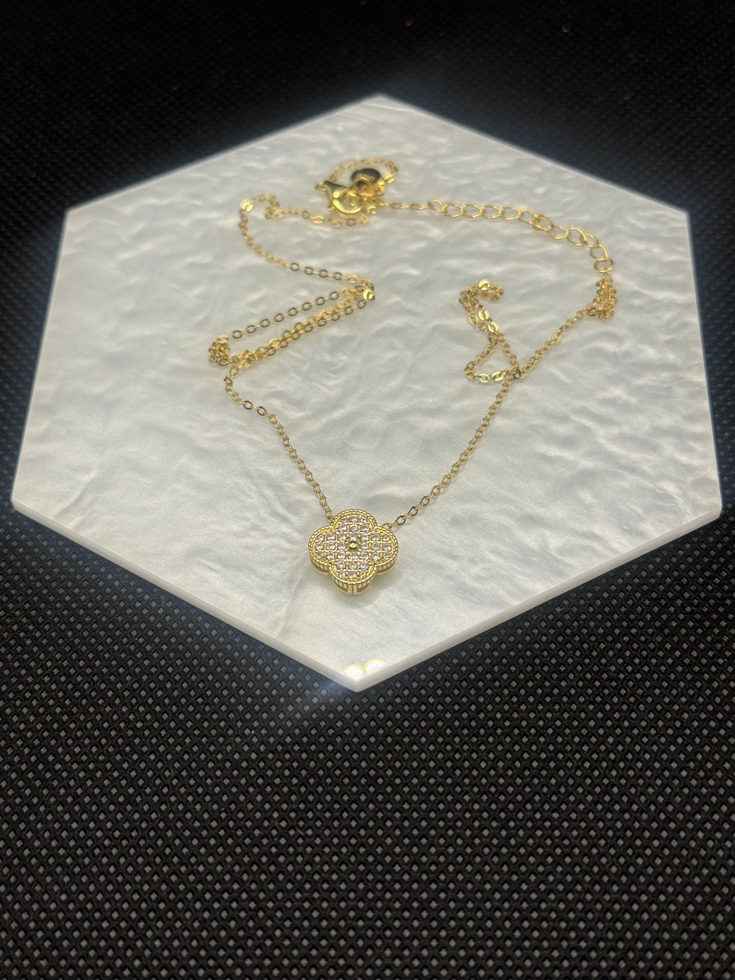 Collana quadrifoglio