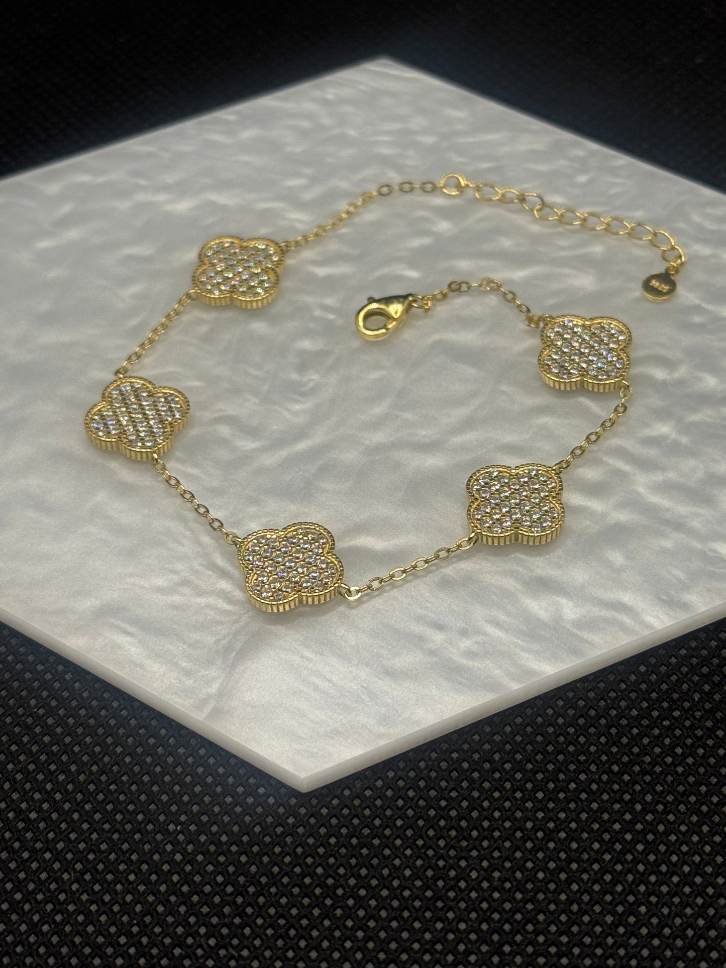 Bracciale quadrifoglio