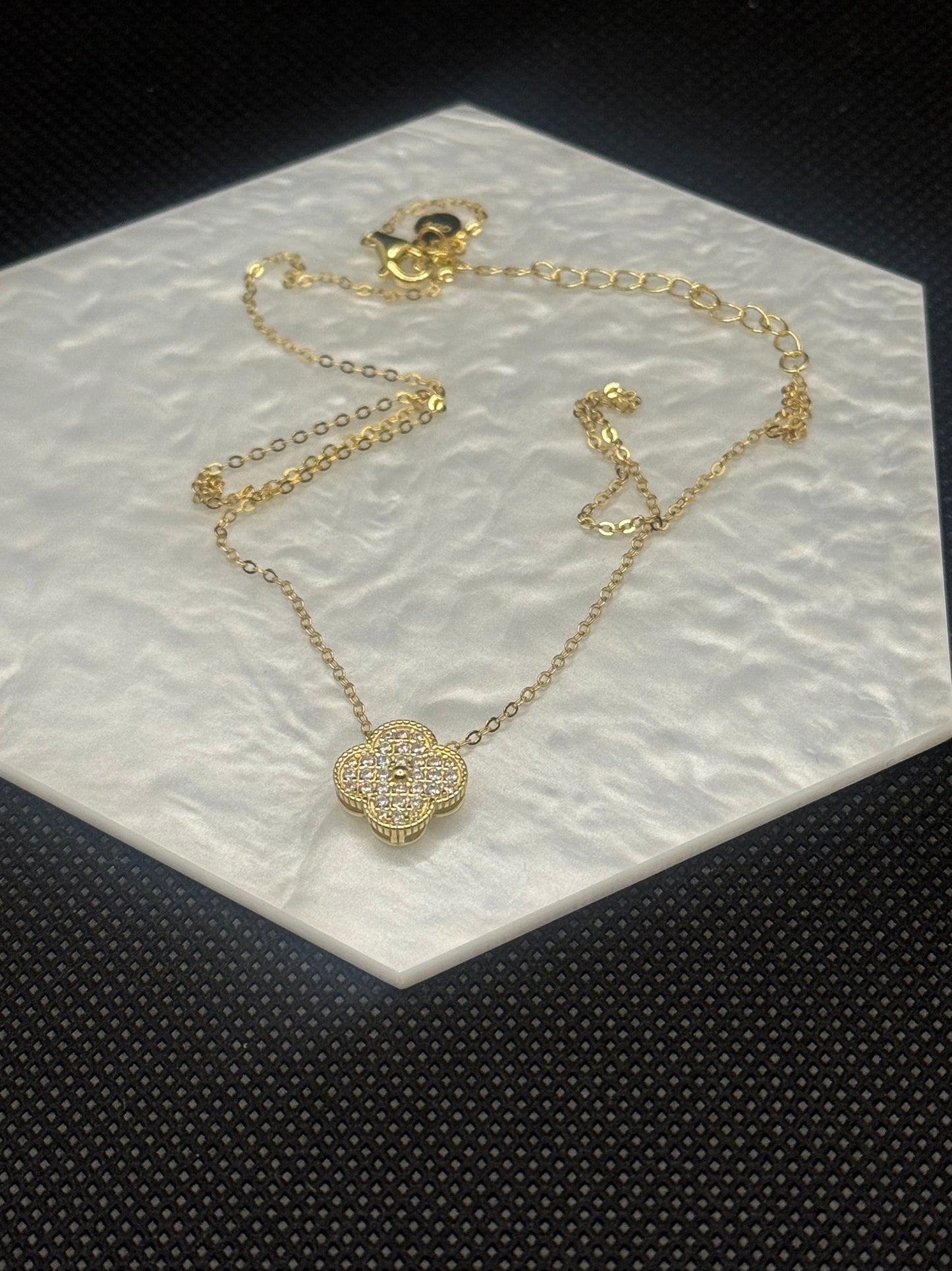 Collana quadrifoglio