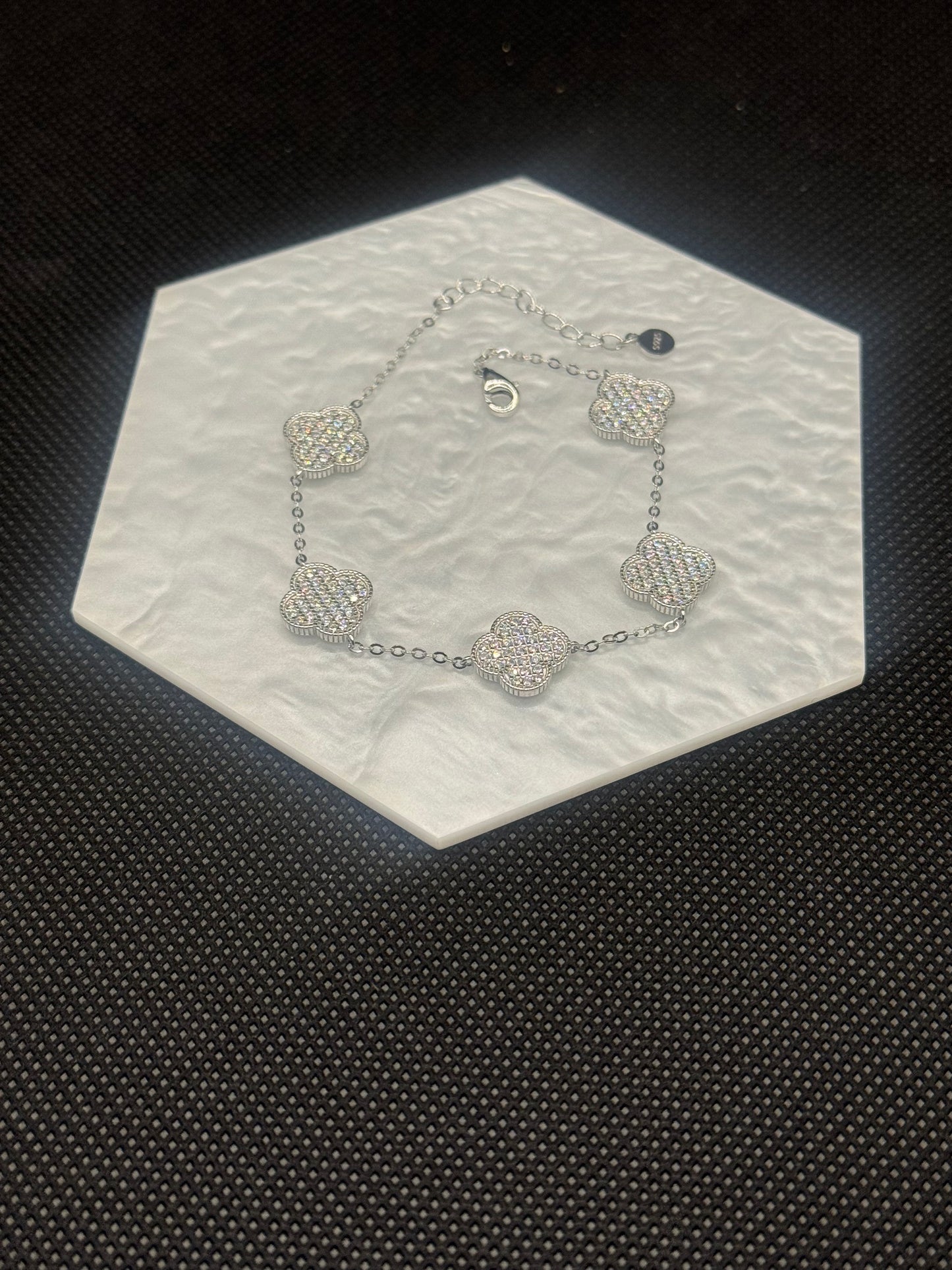 Bracciale quadrifoglio