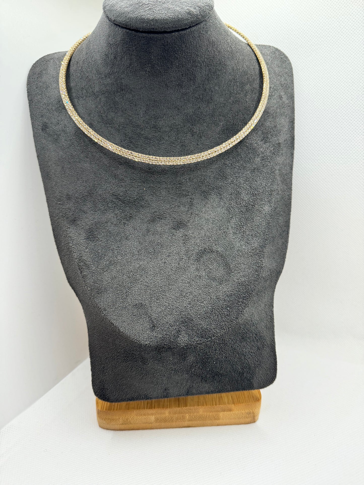 Collana tennis rigida