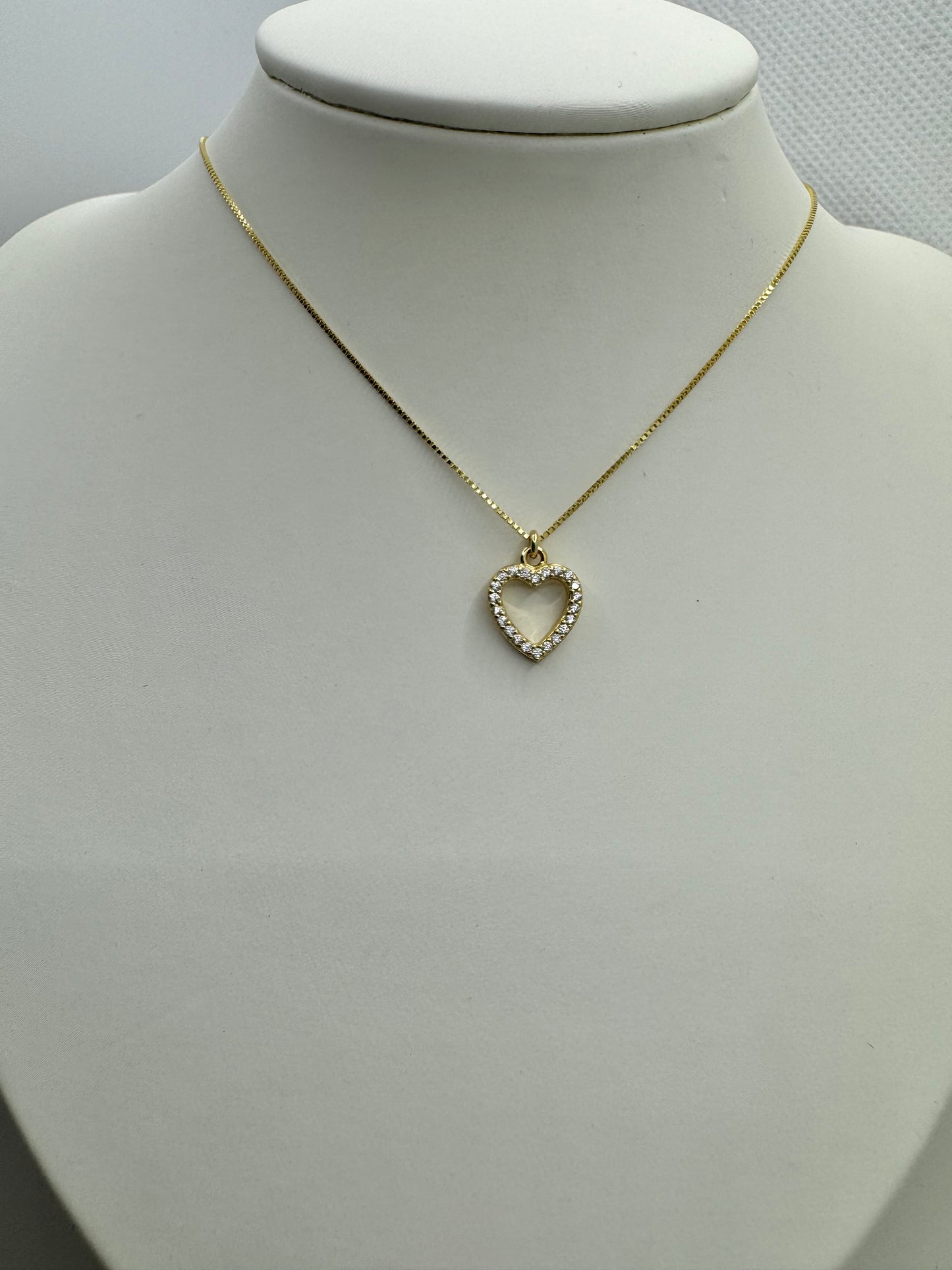 Collana cuore vuoto