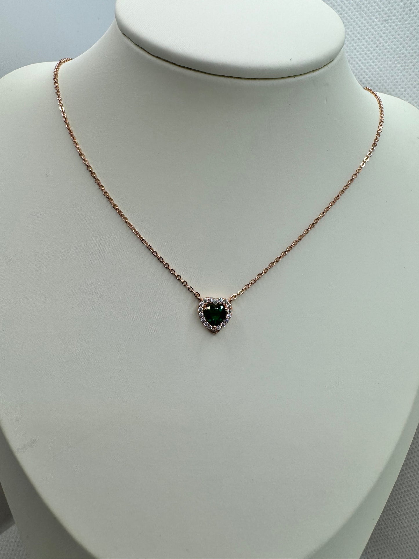 Collana rose gold cuoricino