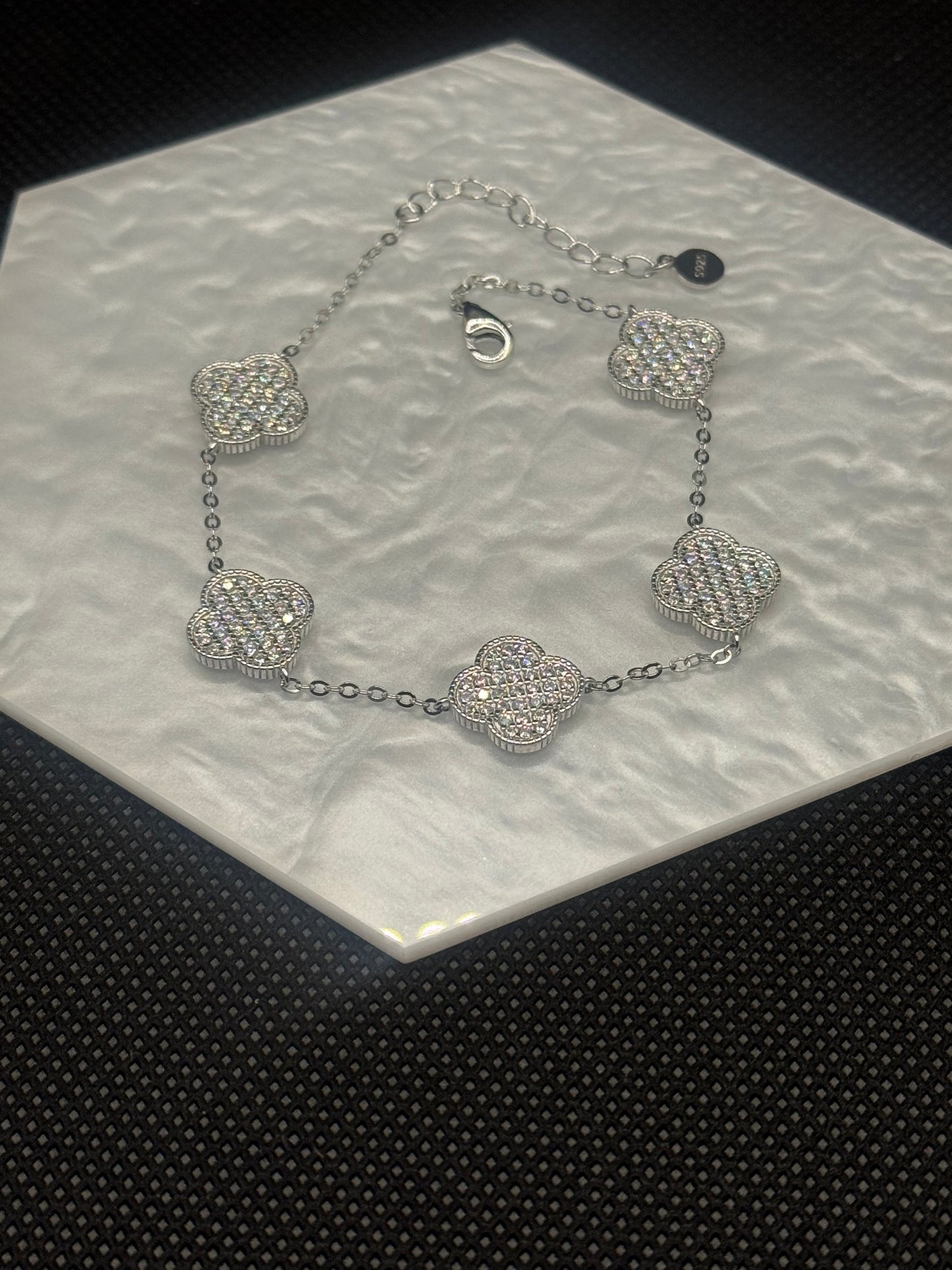 Bracciale quadrifoglio