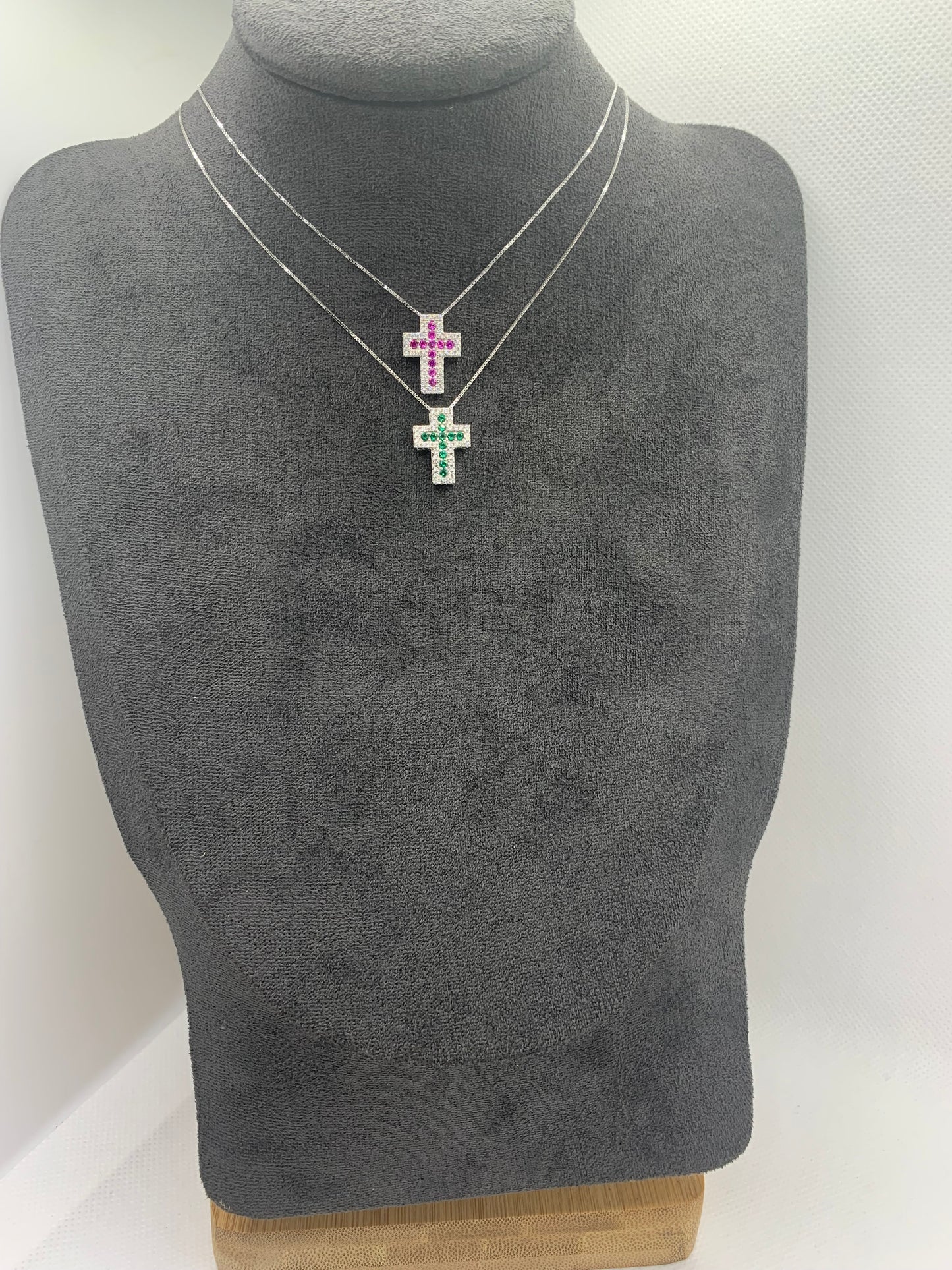 Collana croce argento 925