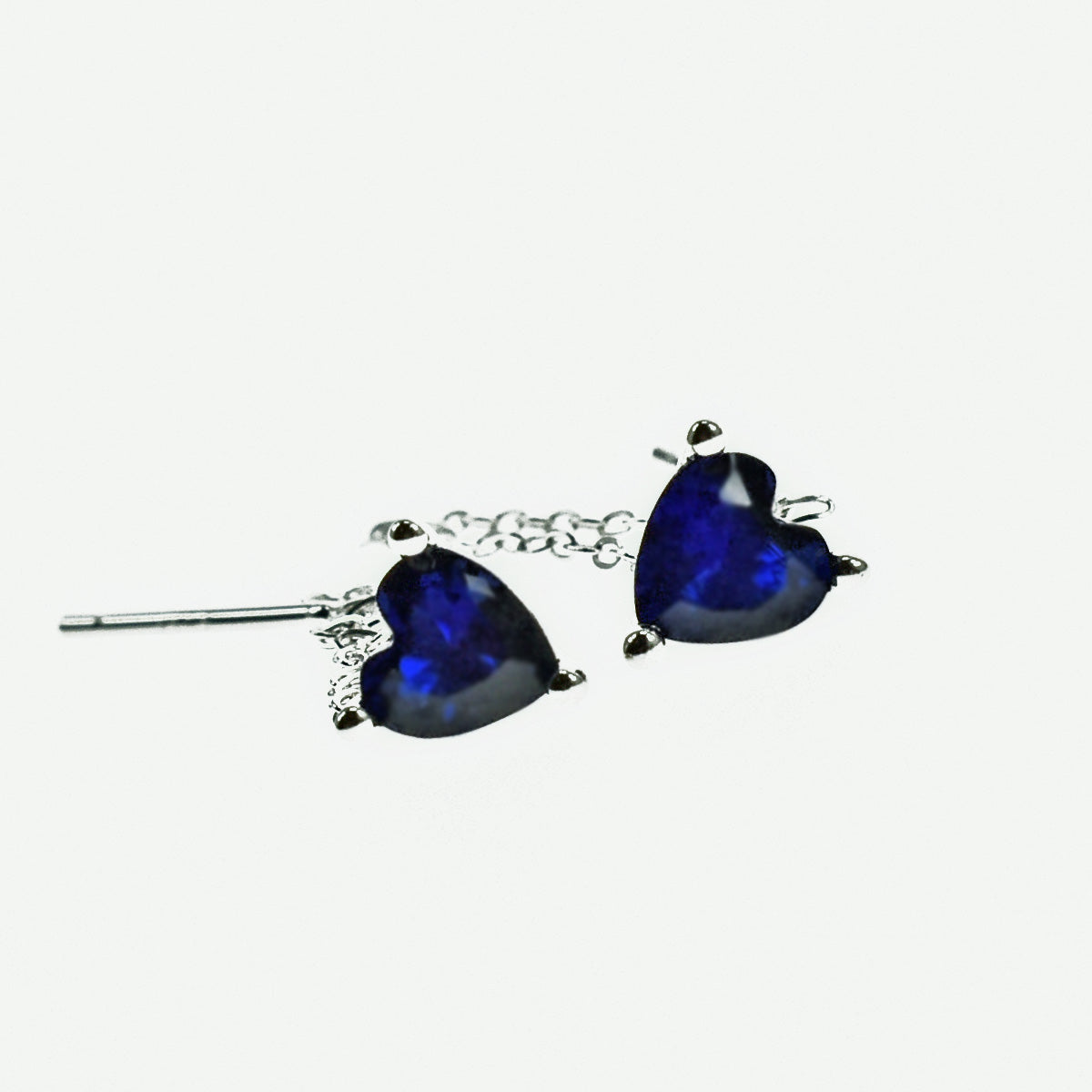 Orecchino a catena infilatori con zirconi in argento 925 (1 PZ)