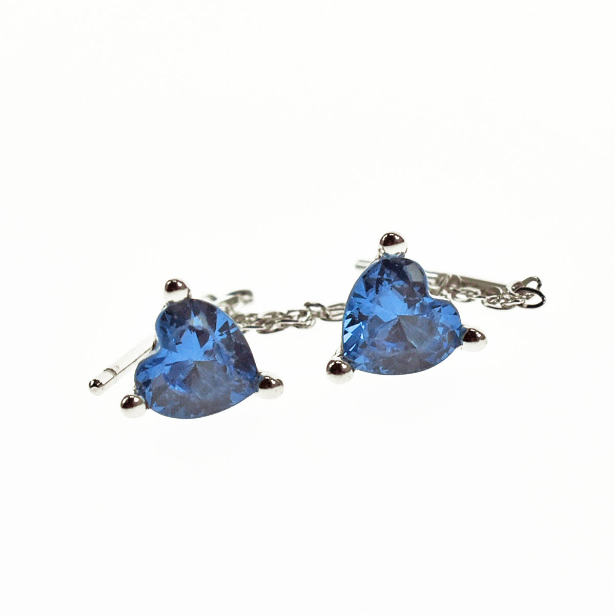 Orecchino a catena infilatori con zirconi in argento 925 (1 PZ)